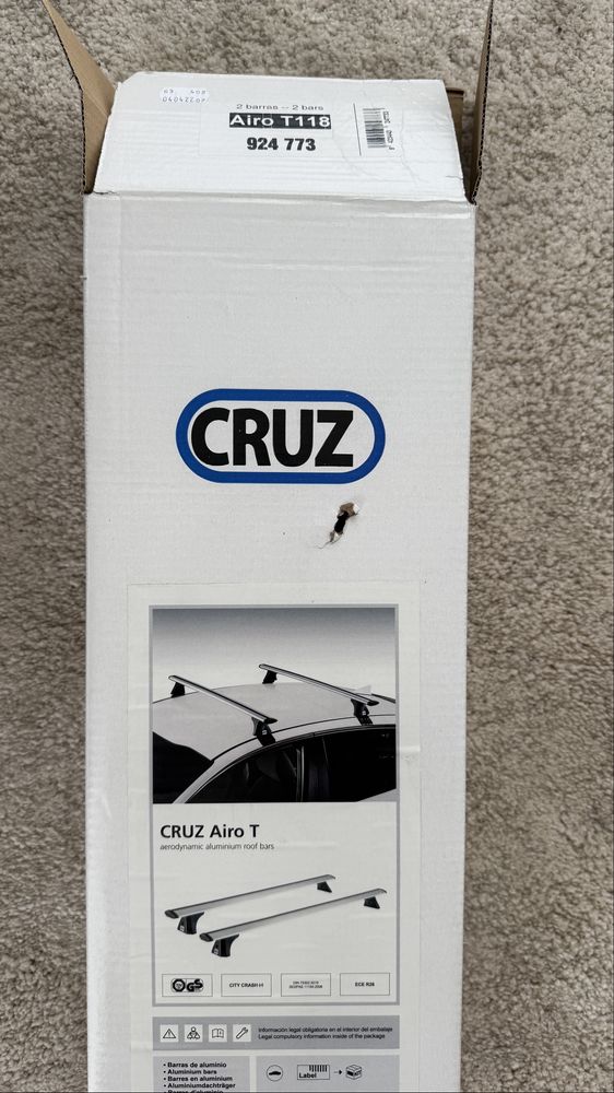 Cruz Airo T118 belki dachowe, 924 773, bagażnik