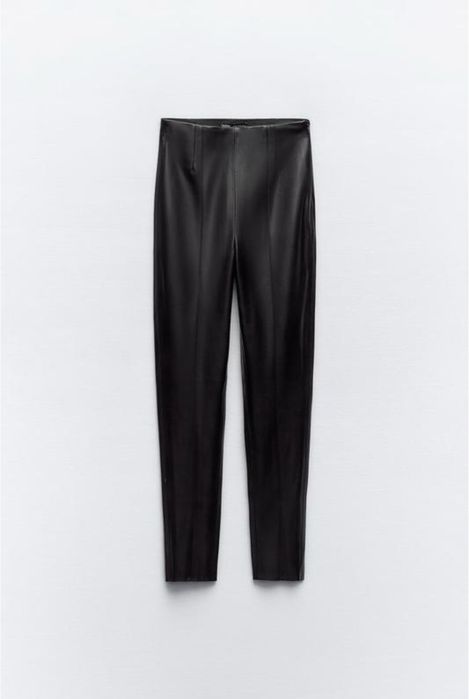 Легінси з еко-шкіри зара , розмір м