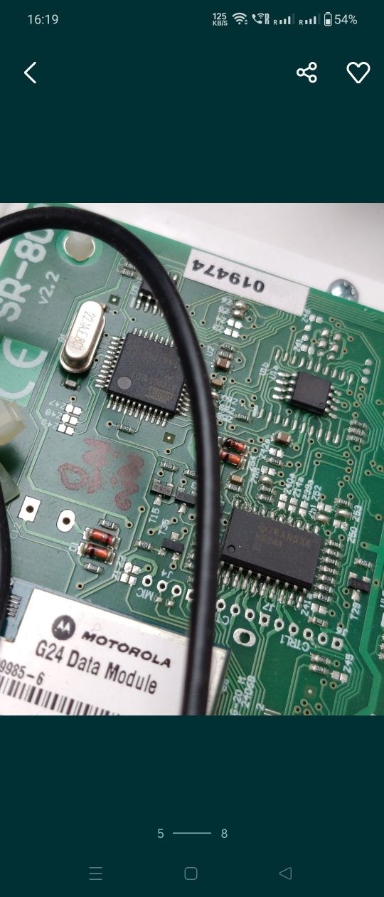 1szt Nadajnik moduł gsm sms MOTOROLA G24 SR-800 bramka monitoring ochr