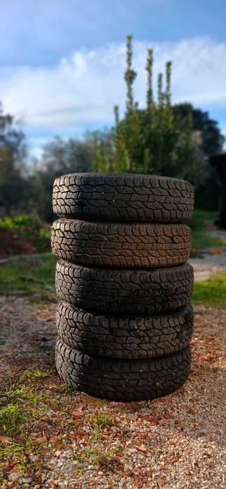 5 x Tyres/pneus Cooper discoverer AT3 195/80/15