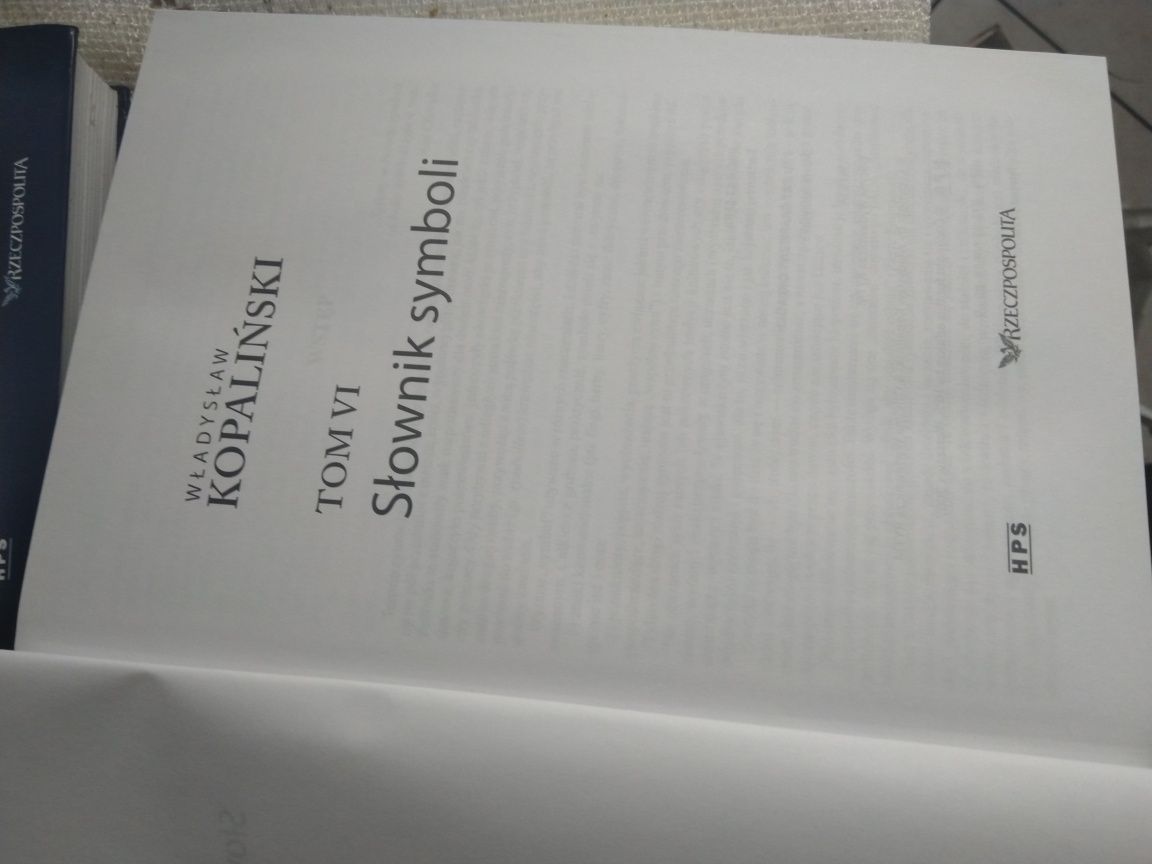 Słowniki słownik Władysław Kopalinski tom VII i VIII