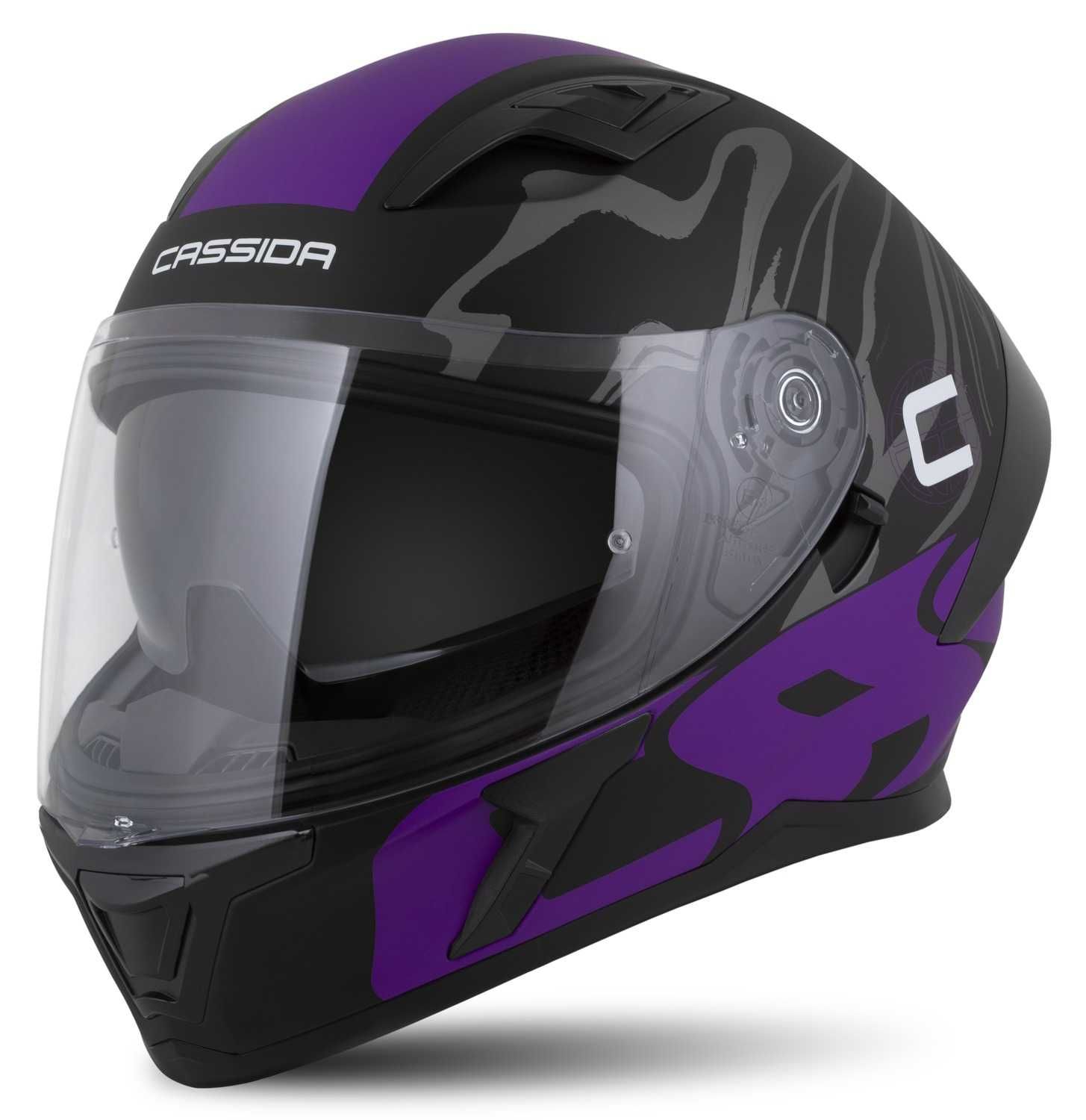 Kask Motocyklowy Cassida ORBIT ECE-06 Pod Pinlock, Interkom XS-XXL