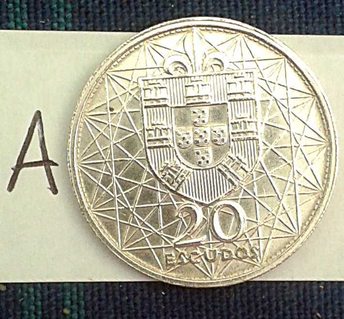 20$ Moeda Prata PONTE SALAZAR  20 escudos 1966 SILVER COIN