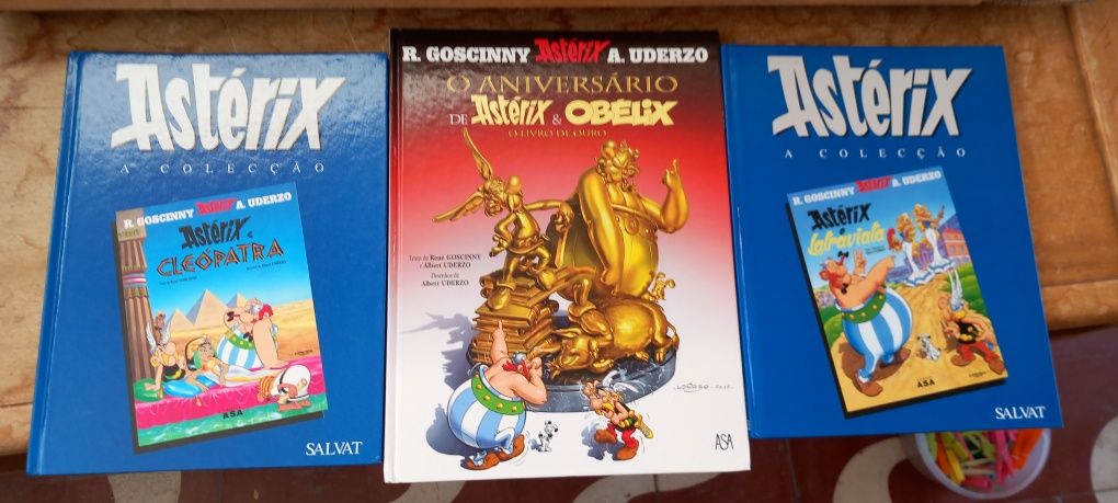 Tintim e Asterix livros