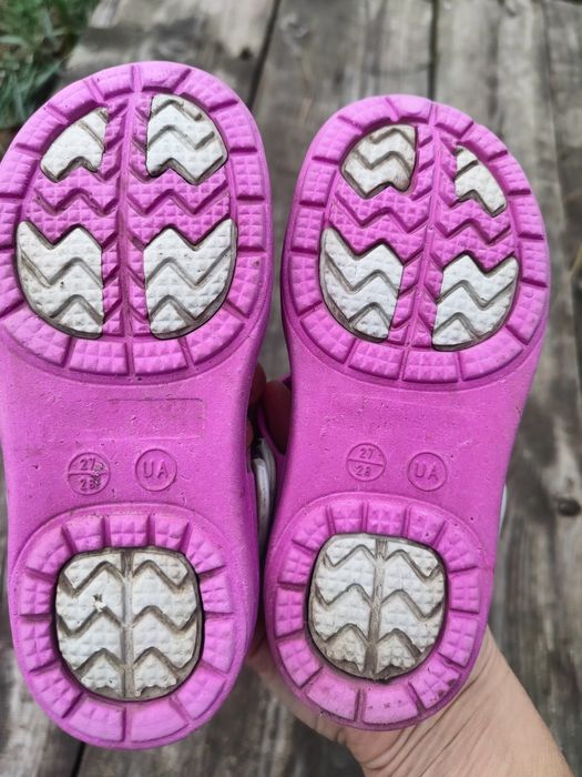 Шлепки на девочку размер 27/28