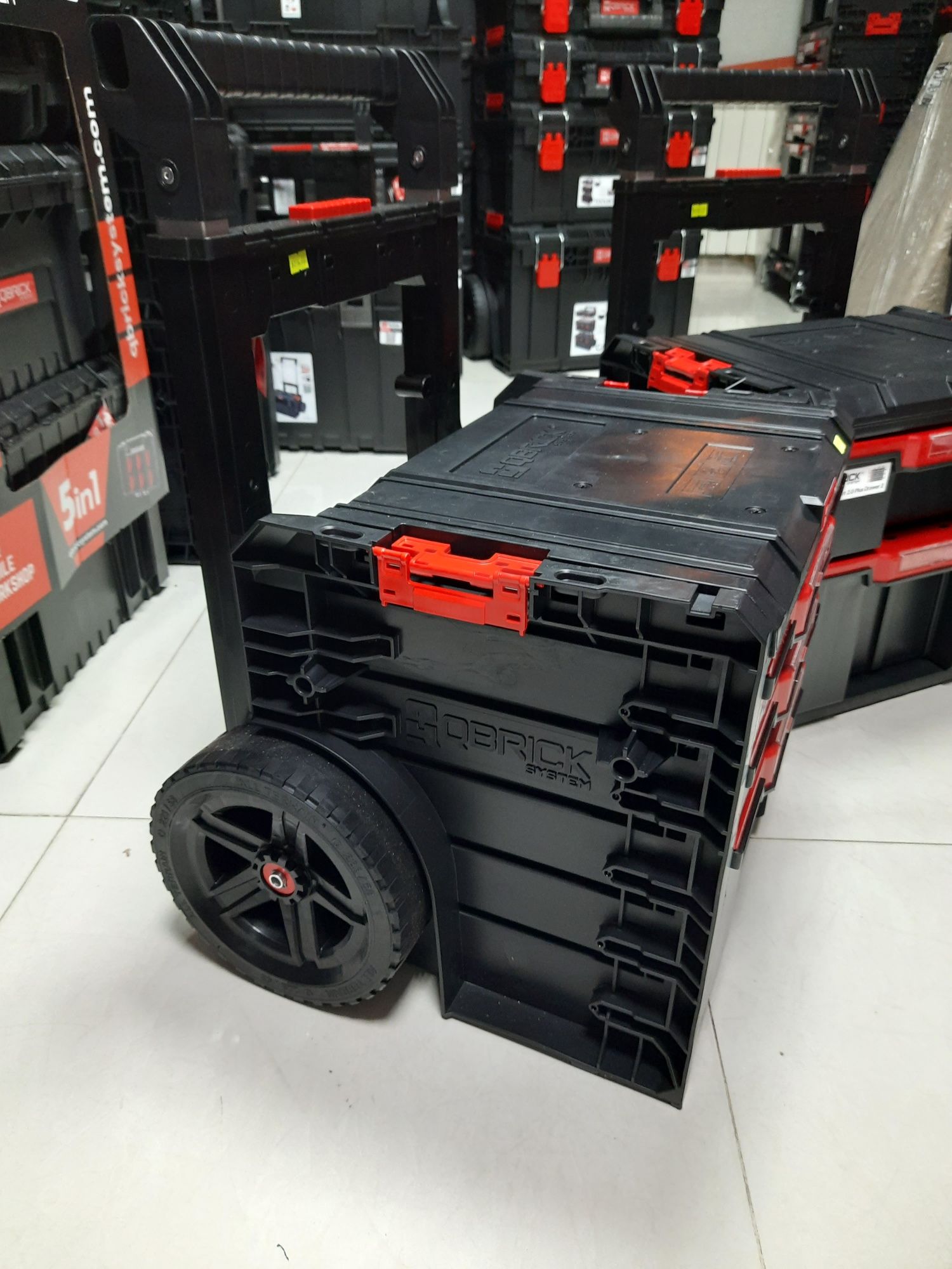 Ящик на колесах QBRICK SYSTEM PRO CART 2.0 PLUS DRAWER 2-  3