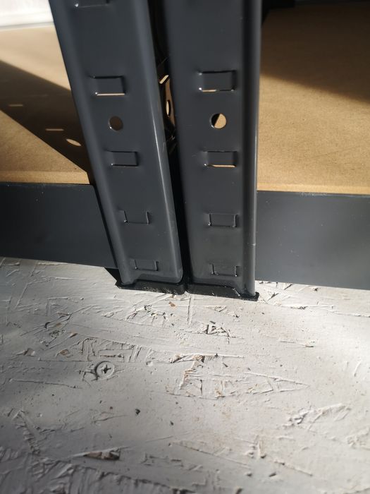 Regał Magazynowy Zatrzaskowy, Grafitowy 180x90x45 cm 5P /265 kg