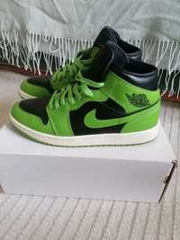 Nike air Jordan 1 mid green tea black