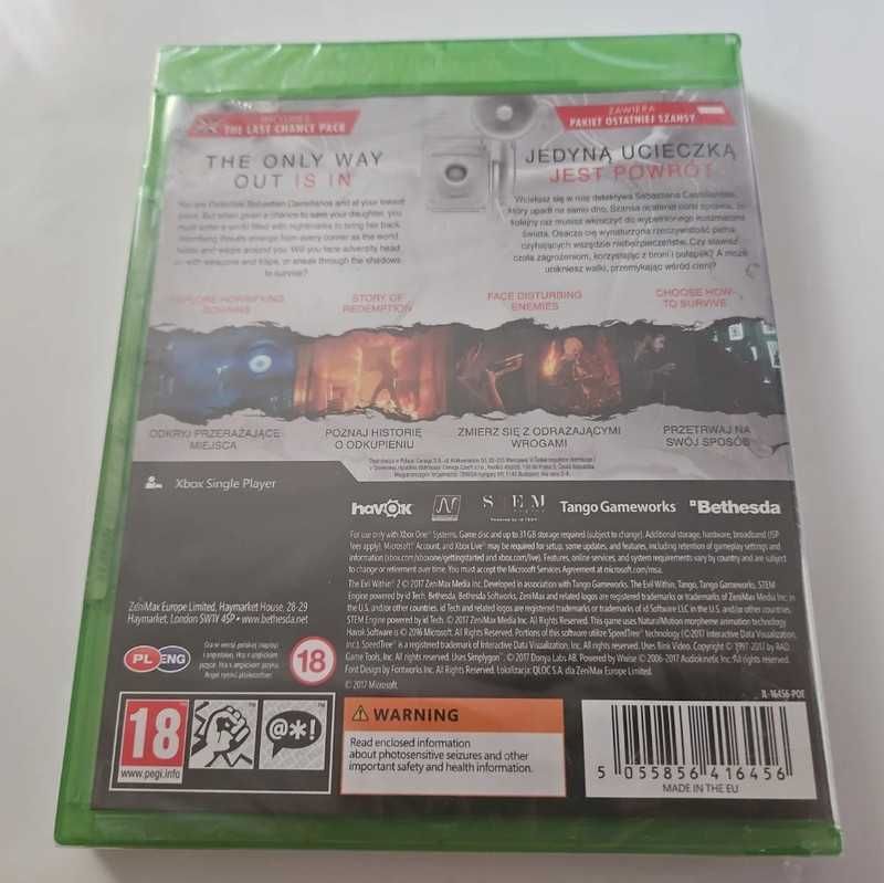 The Evil Within 2 PL + DLC - Xbox One I Folia