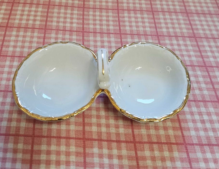 PRL uroczy kabaret/ przyprawnik porcelana ceramika Wałbrzych