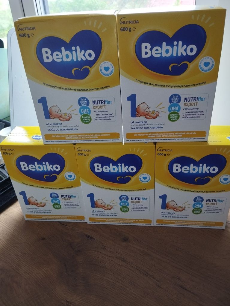 5 x Mleko modyfikowane Bebiko nutriflor expert 1