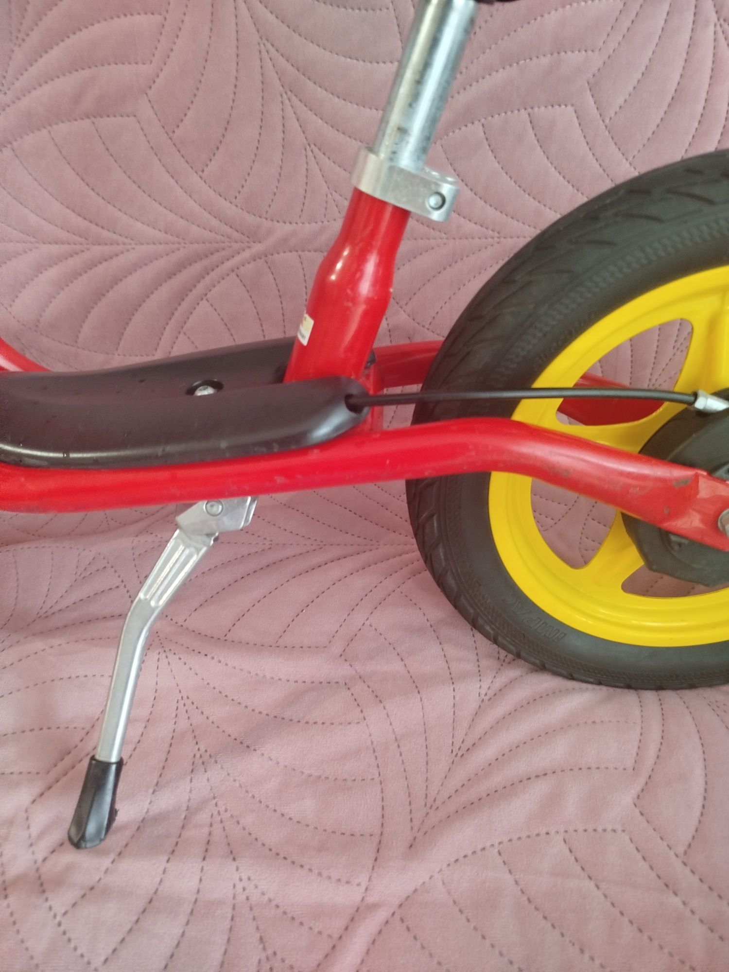 Puky rowerek biegowy 12" LR1, czerwony, stopka, hamulec
