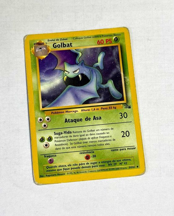 Cartas Originais Pokémon TCG - Edição Fossil