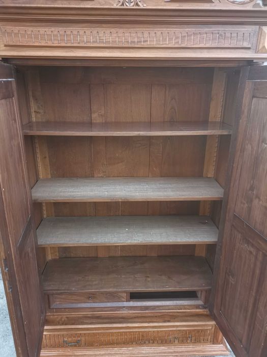 *Eklektyczna szafa dwudrzwiowa z lustrami 1900r.*transport