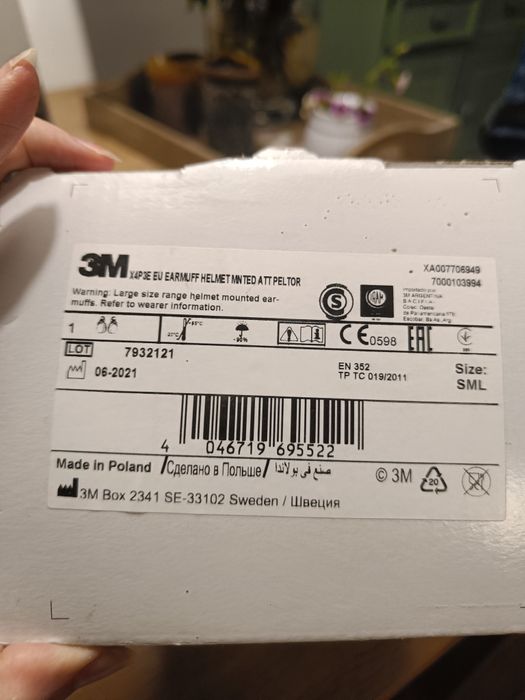 Nauszniki 3M Peltor X4P3 nowe