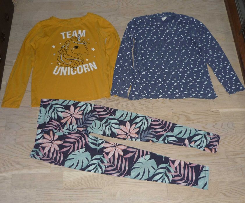 Bluzka 10-11 lat Jednorożec Unicorn Cool Club Smyk + Legginsy