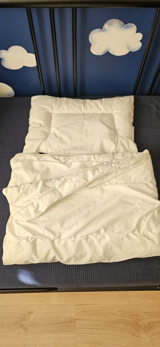 Pościel dla niemowlaka Ikea LEN 33x55 110x125 + materac Krummelur