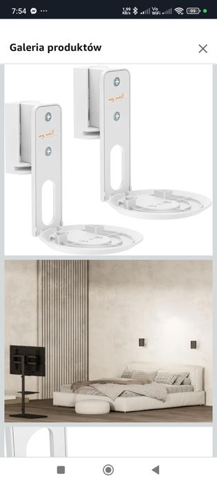 Uchwyt ścienny Sonos Era100 bialy