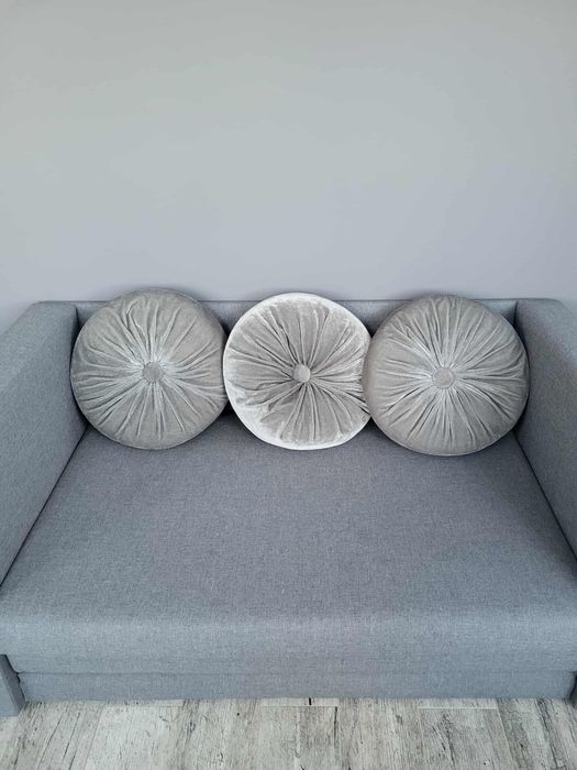 Kanapa koloru szarego