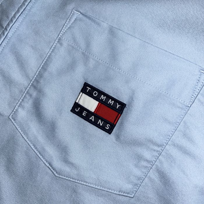 Жіноча плотна сорочка рубашка tommy jeans,Mm розмір оригінал oversize