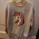 Bluza hm r.134/140 cekiny jednorożec