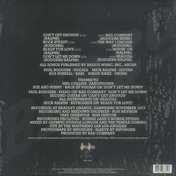 BAD COMPANY- BAD COMPANY- LP-(LE )- LP- płyta nowa , zafoliowana