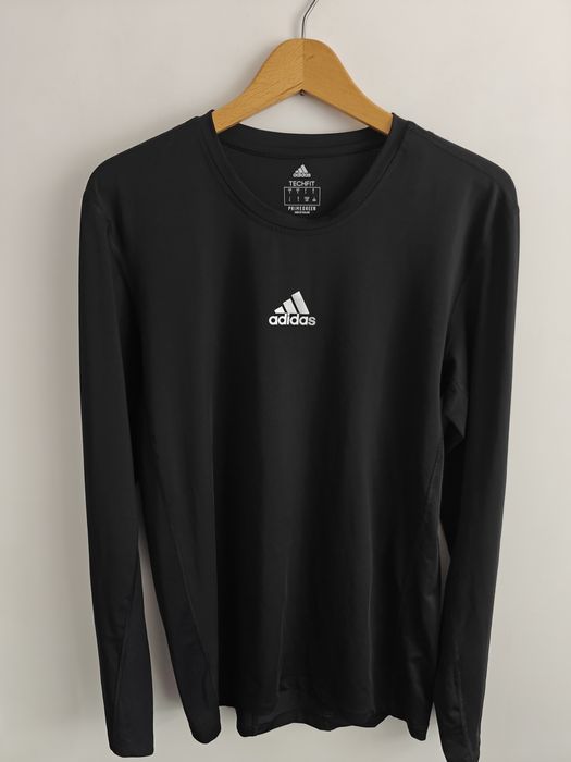 Adidas Techfit bluzka długi rękaw kompresyjna dopasowana męska M