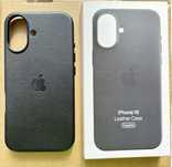 Capa em pele para iphone 16