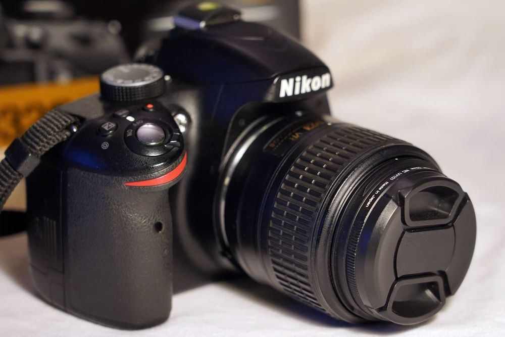 Nikon D3200 (24 Mp) + NIKKOR 18-55mm 3.5-5.6 G VR II + acessórios