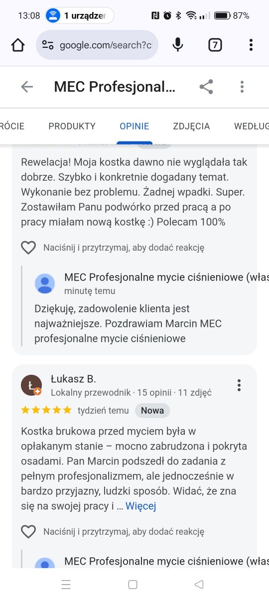 PROMOCJA -10% Mycie i Czyszczenie Kostki Brukowej/Elewacji/Ogrodzeń