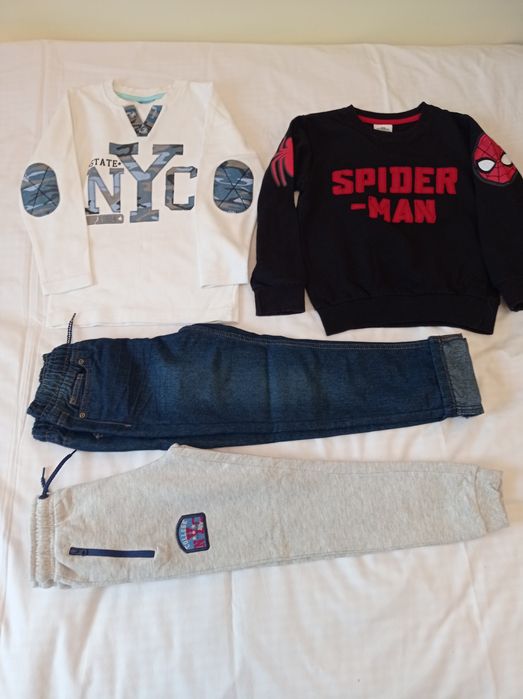 Ubranka dla chłopca rozm 122