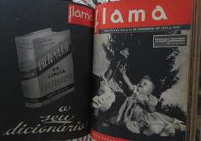 Revistas Flama antigas anos 50 vintage
