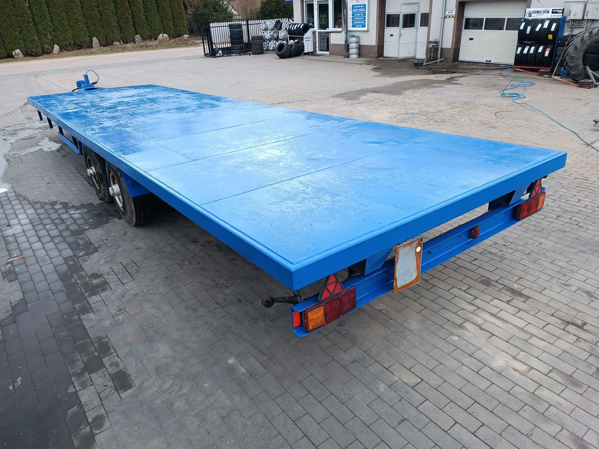 Przyczepa rolnicza GLORIA DD487 paka 248cm X 890cm  DMC 11500kg