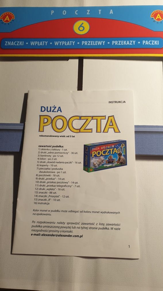 Zabawa w dużą pocztę