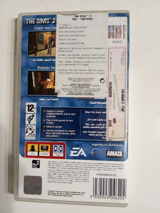 Sony PSP Jogo The Sims 2