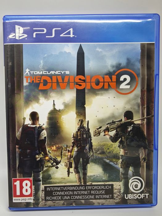 Gra ps4 the division 2 używana z pudełkiem