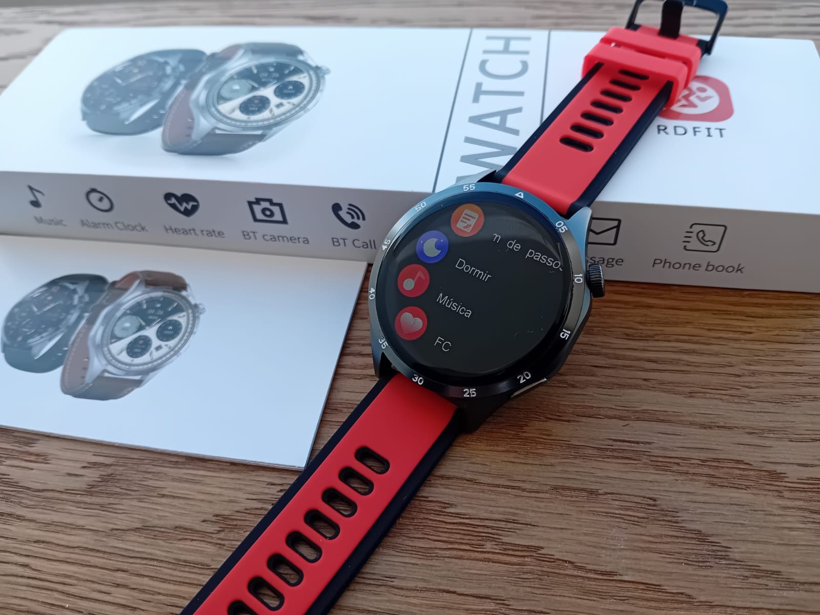 GT4 PRO PLUS Smartwatch 48mm : Vermelho