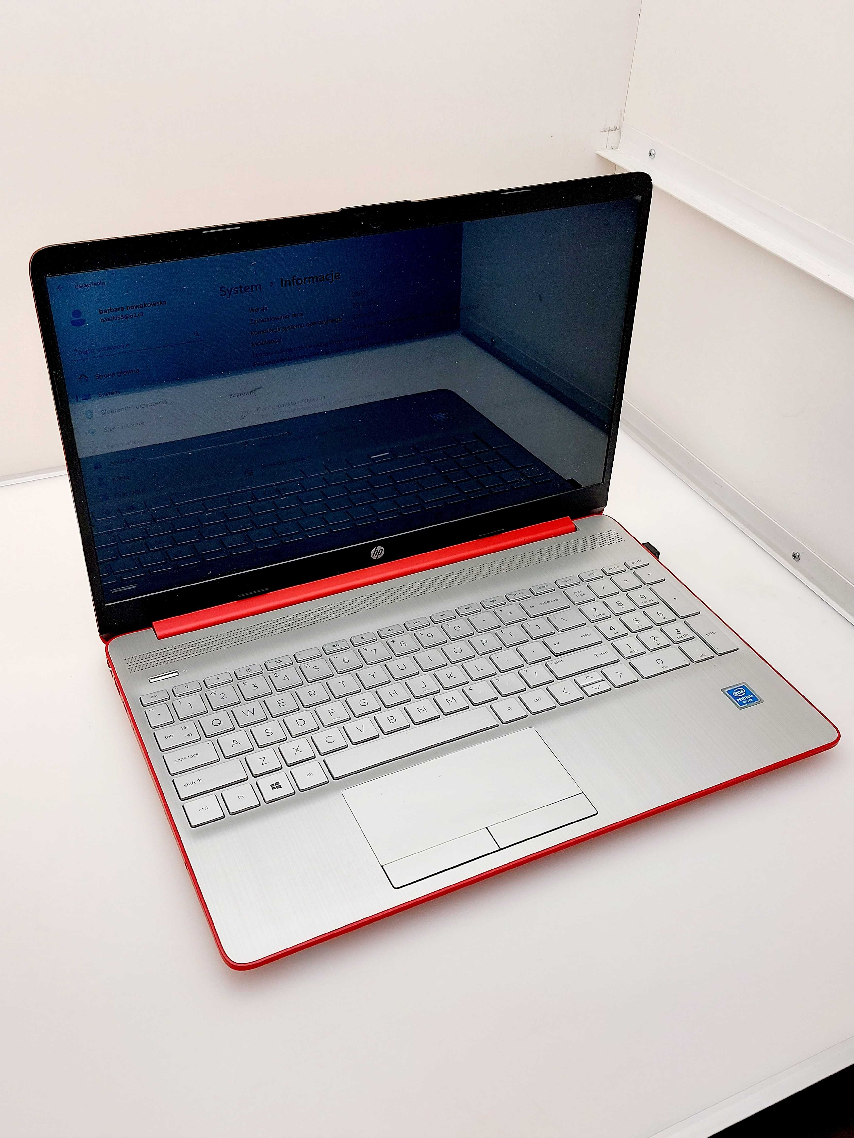Laptop HP 15-DW0081wm CZERWONY (848/23psz)