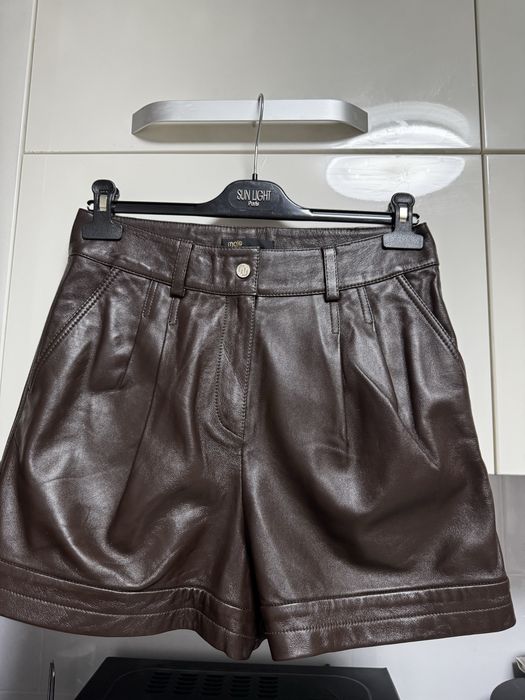 Maje шкіряні  шорти оригінал