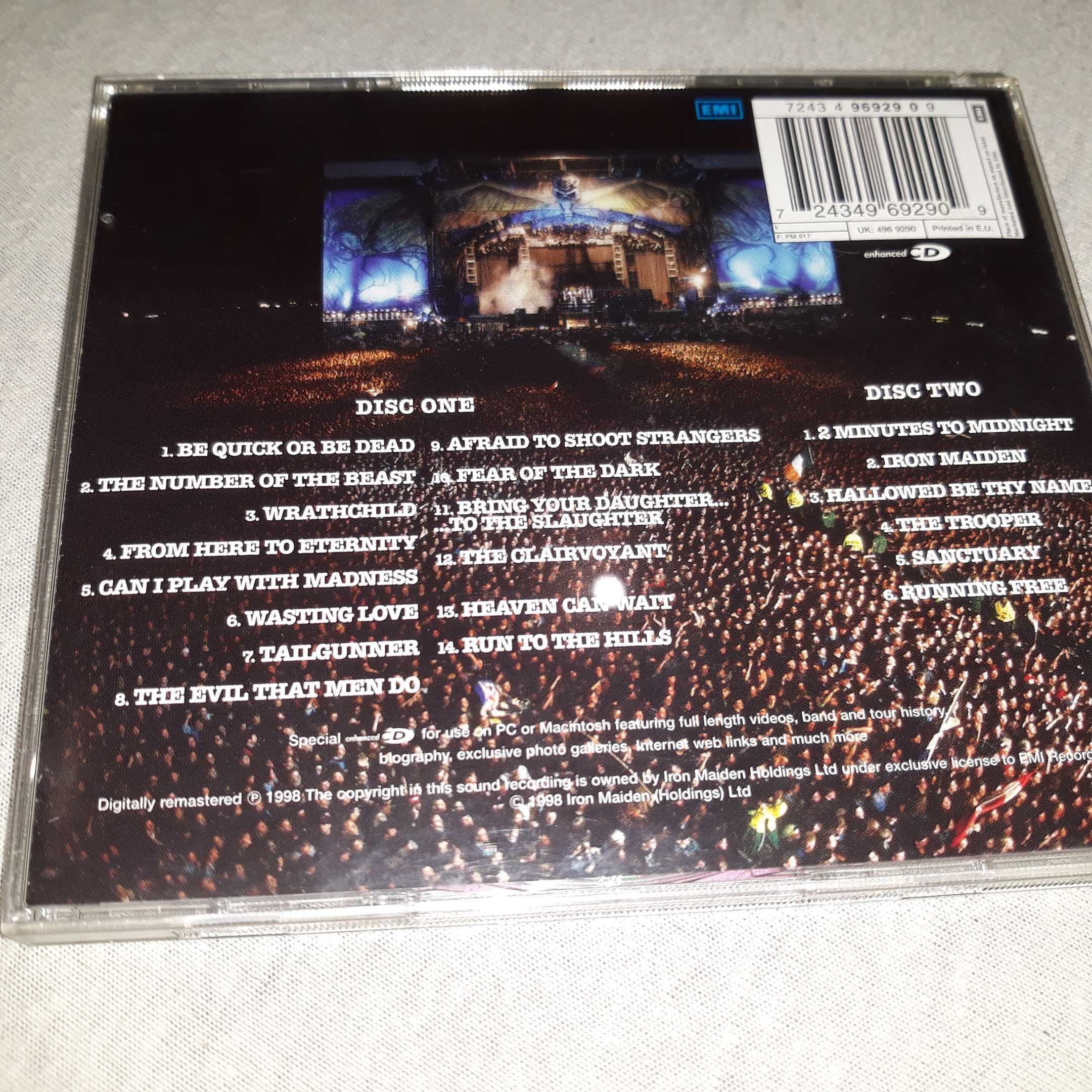 Iron Maiden - Live At Donington 2CD super stan