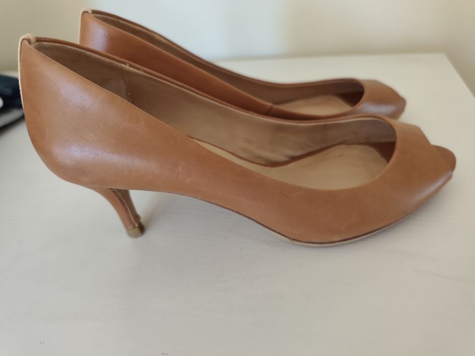 Sapatos pele Massimo Dutti