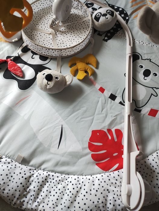 Canpol babies Sensoryczna mata edukacyjna i karuzela BabiesBoo