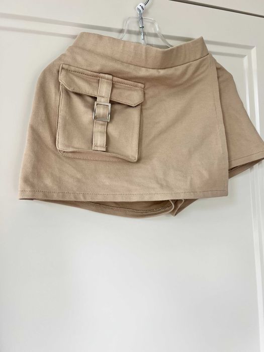 ZARA spódnico-spodnie dziewczęce beżowe dla dziewczynki r. 128 (8 lat)