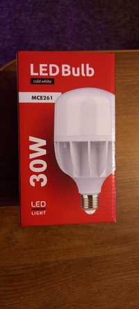 Żarówka LED E27 30W 3000lm barwa zimna biała 6500K