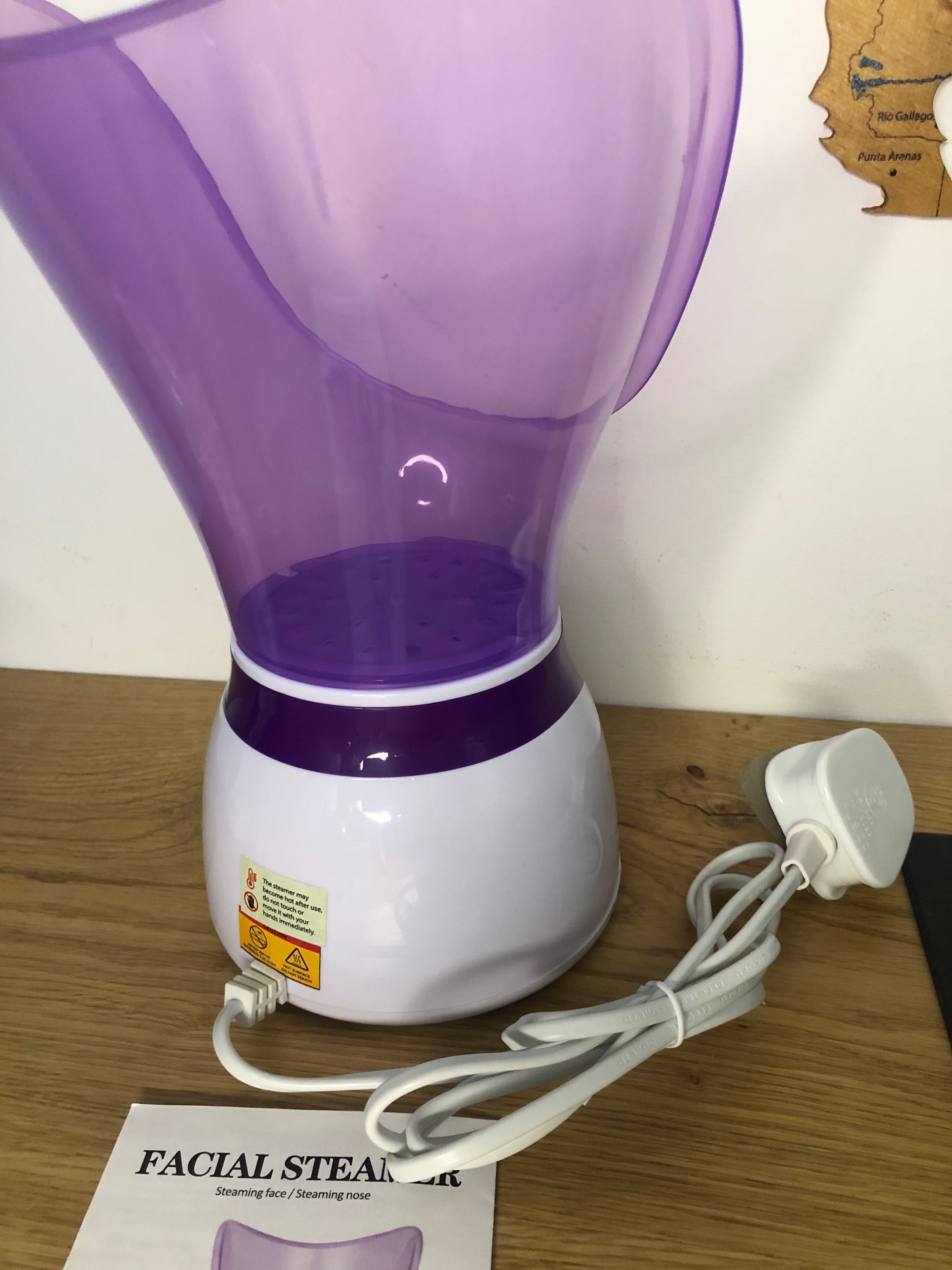 Sauna parowa do zabiegów pielęgnacyjnych twarz inhalator steam outlet