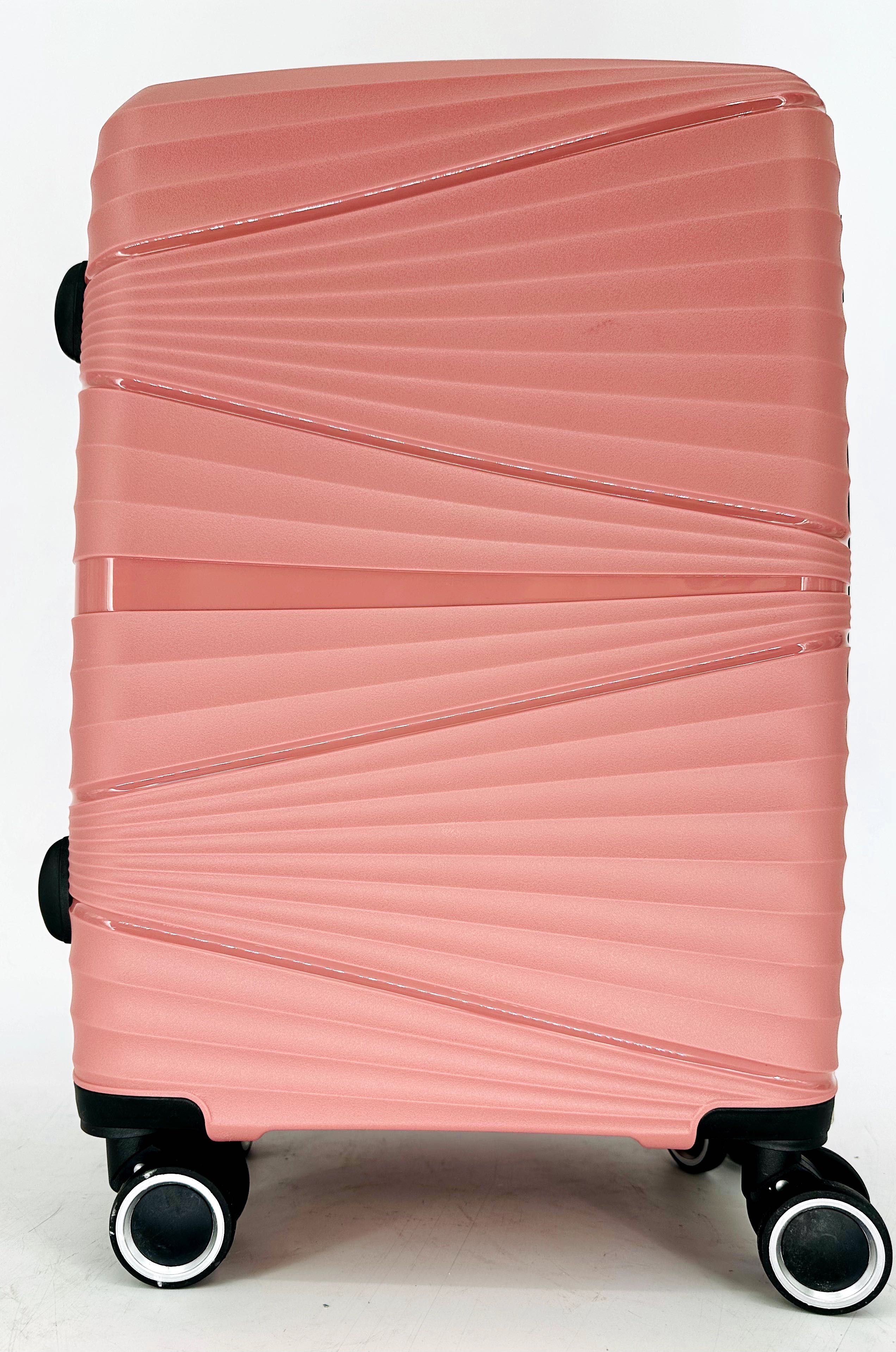 Nowa elastyczna walizka 55 cm ryanair wizzair pudrowy róż