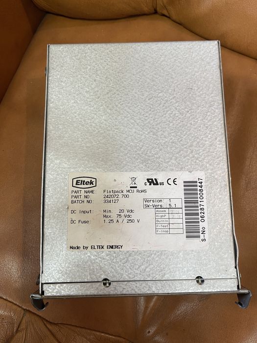 блок управління живленням 20–75 V DC КОНТРОЛЕР Eltek Flatpack MCU