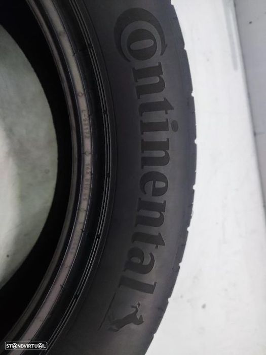 2 pneus semi novos 205-55r17 continental - oferta dos portes