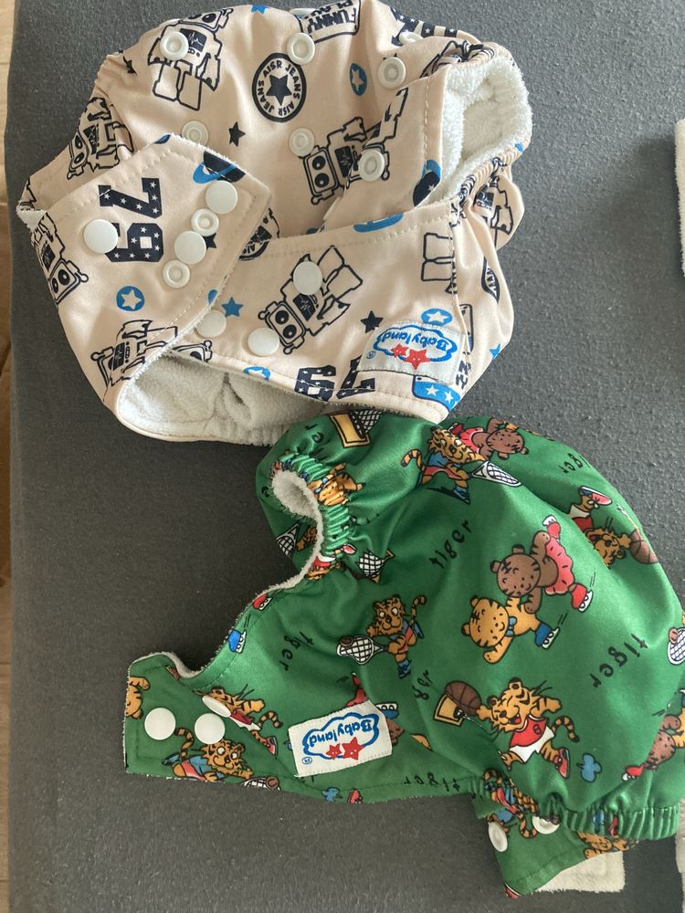 Otulacze pieluchy wielorazowe Mila flute bambiboo Baby land 8 sztuk