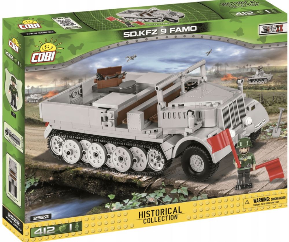 Klocki Cobi sd.kfz 9 famo - ciągnik artyleryjski